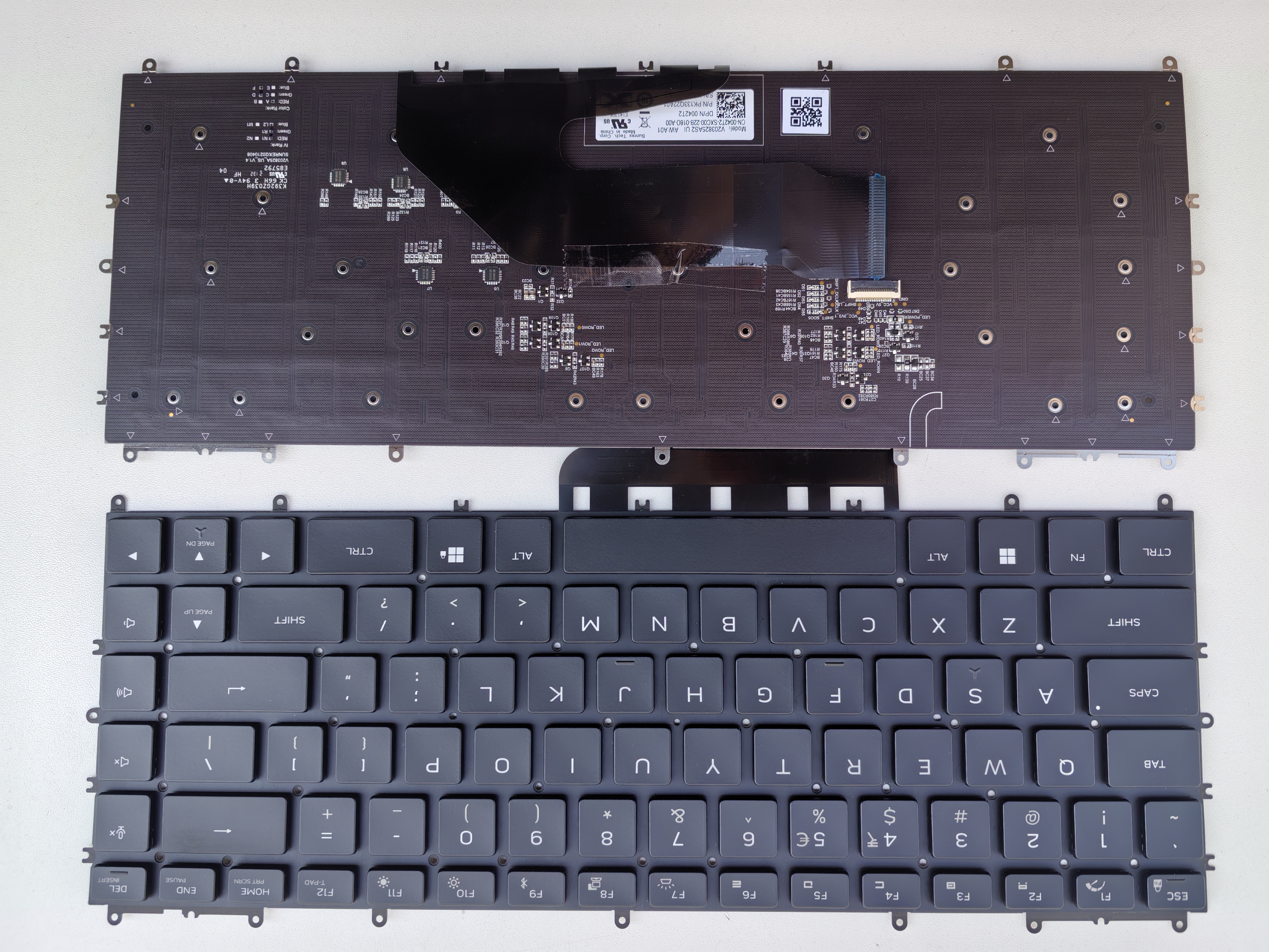 Picture of New Replacement Laptop Keyboard For DELL X15/ALIENWARE X15 R1 R2 RGB colorful backlight BLACK Backlit US Layout